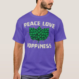 Vrede Liefde Hoppiness Happines Ambacht Bier Liefh T-shirt