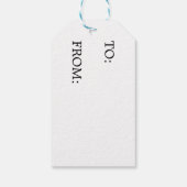 Vrede Liefde Joy Green Glitter Cadeaulabel (Achterkant)