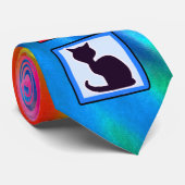 Vrede, liefde, katten stropdas (Opgerold)