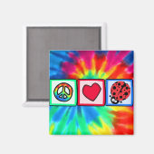 Vrede, liefde, Ladybugs Magneet (Voorkant / Achterkant)