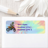 Vrede, liefde, Motocross Etiket (Insitu)