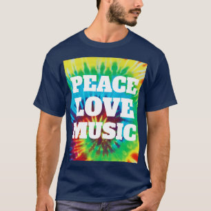 Vrede Liefde Muziek T-shirt