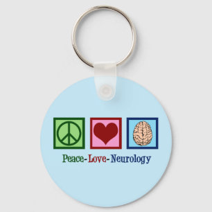 Vrede Liefde Neurologie - Neuroloog Sleutelhanger