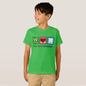 Vrede Liefde Orthodontie Kinder T-shirt (Voorkant volledig)