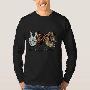 Vrede Liefde Paarden Grappig Voor Tiener Meisjes P T-shirt