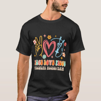 Vrede Liefde PICCS Vasculaire Toegang Team Verplee T-shirt
