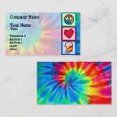 Vrede, liefde, Popcorn Visitekaartje (Voorkant / Achterkant)