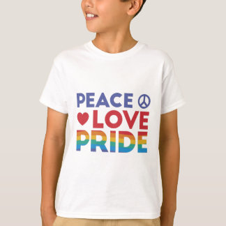 Vrede liefde Pride design T-shirt