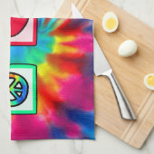 Vrede, liefde, religies theedoek (Quarter Fold)