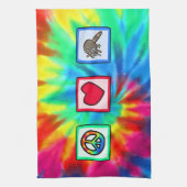 Vrede, liefde, religies theedoek (Verticaal)