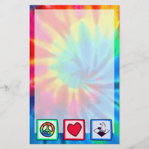 Vrede, liefde, schaak briefpapier