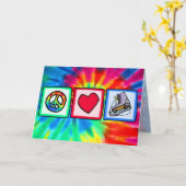 Vrede, Liefde, Schaats Kaart (Gele Bloem)