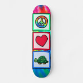 Vrede, liefde, schildpadden skateboard (Voorkant)
