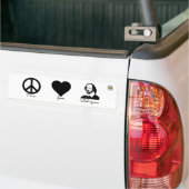 Vrede * Liefde * Shakespeare Bumpersticker (Op Truck)