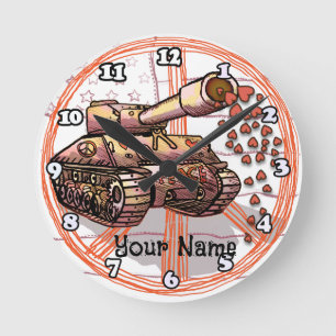 Vrede Liefde Tank Ronde Klok