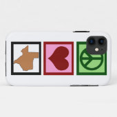 Vrede Liefde Texas Case-Mate iPhone Case (Achterkant (horizontaal))