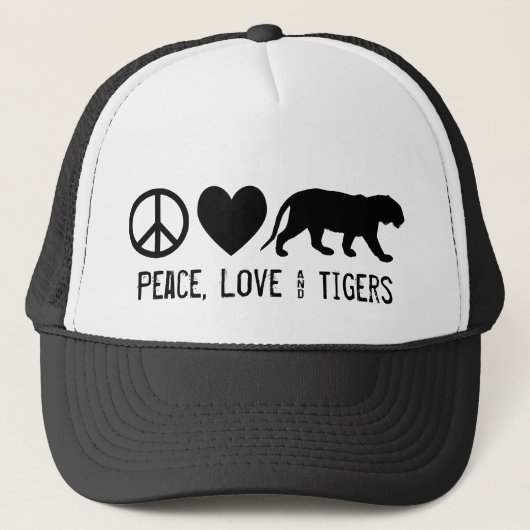Vrede, Liefde & Tijgers Trucker Pet (Voorkant)