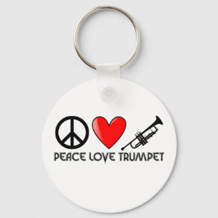 Vrede, liefde, Trumpet Sleutelhanger