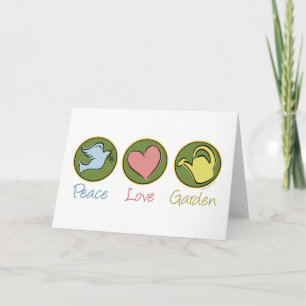 Vrede, liefde, tuin kaart