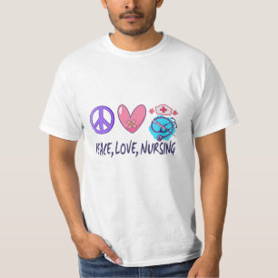 Vrede Liefde Verpleging T-shirt