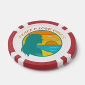 Vrede & Liefde Vibes Poker Chips (Enkel)