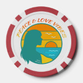 Vrede & Liefde Vibes Poker Chips (Achterkant)