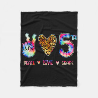 Vrede Liefde Vijfde Klas Team Terug Naar School Ca Fleece Deken