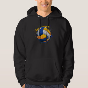 Vrede - Liefde - Volleyball Lovers Netball-spelers Hoodie