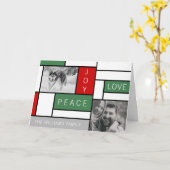 Vrede, liefde, vreugde kaart (Gele Bloem)