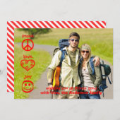 Vrede, liefde, vreugde - kerstkaart (Voorkant / Achterkant)