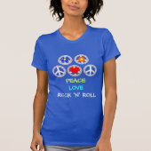 VREDE, LOVE, ROCK 'N' ROLL T-Shirt (Voorkant)