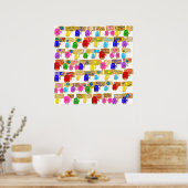 Vrede mensen poster (Keuken)