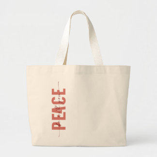 Vrede met jou grote tote bag
