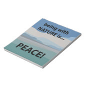 Vrede met Natuur is vrede Notitieblok (Gedraaid)
