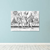 Vrede met Spanje Canvas Afdruk (Insitu (Houten vloer))