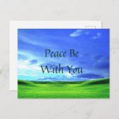 Vrede met u briefkaart (Voorkant / Achterkant)