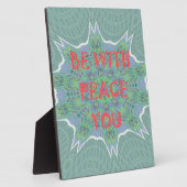 Vrede met u Inspirerend grafische tekst Fotoplaat (Zijkant)