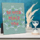 Vrede met u Inspirerend grafische tekst Fotoplaat (Zijkant)