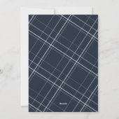 Vrede moderne minimum 5 foto marine Kerstmis Feestdagenkaart (Achterkant)