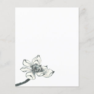 Vrede, mooie Waterverf Lotus Flyer