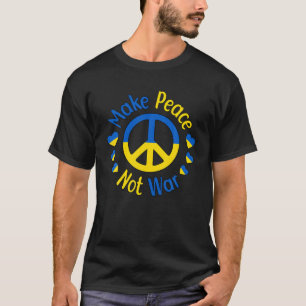Vrede niet oorlog Oekraïne Vredessymbool Oekraïner T-shirt