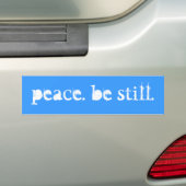 vrede. nog steeds. bumpersticker (Op auto)