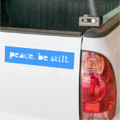 vrede. nog steeds. bumpersticker (Op Truck)