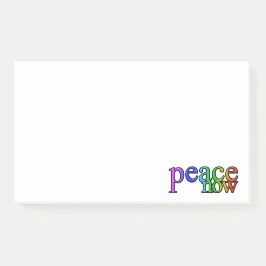 vrede nu post-it® notes (Voorkant)