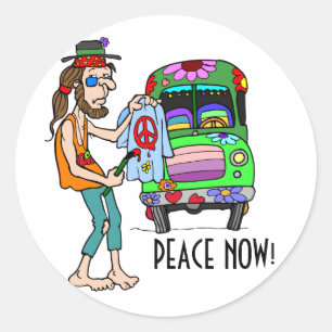 VREDE NU! Round Sticker