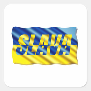 VREDE: Oekraïne vrijheid voor Oekraïne Vierkante Sticker