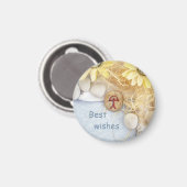 Vrede ontwerp beste wensen koelkast magneet (Voorkant / Achterkant)