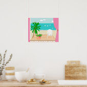 "Vrede" oorspronkelijk digitaal schilderij Poster (Keuken)