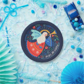 Vrede op aarde Angel Design Papieren Bordje (Feest)