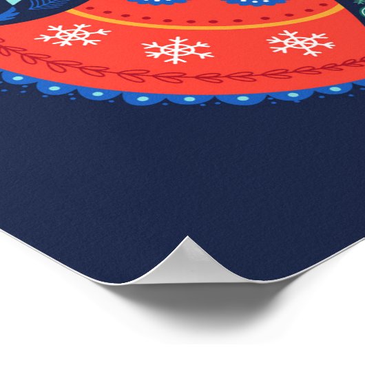 Vrede op aarde Angel Design Poster (Hoek)